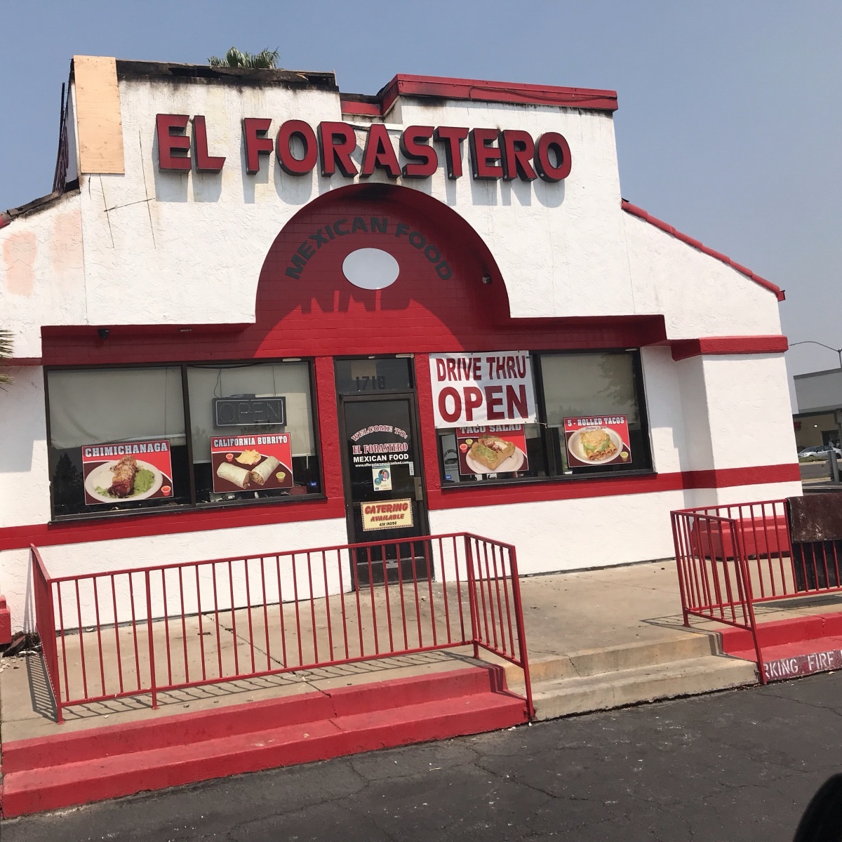 El Forestero's outside before construction